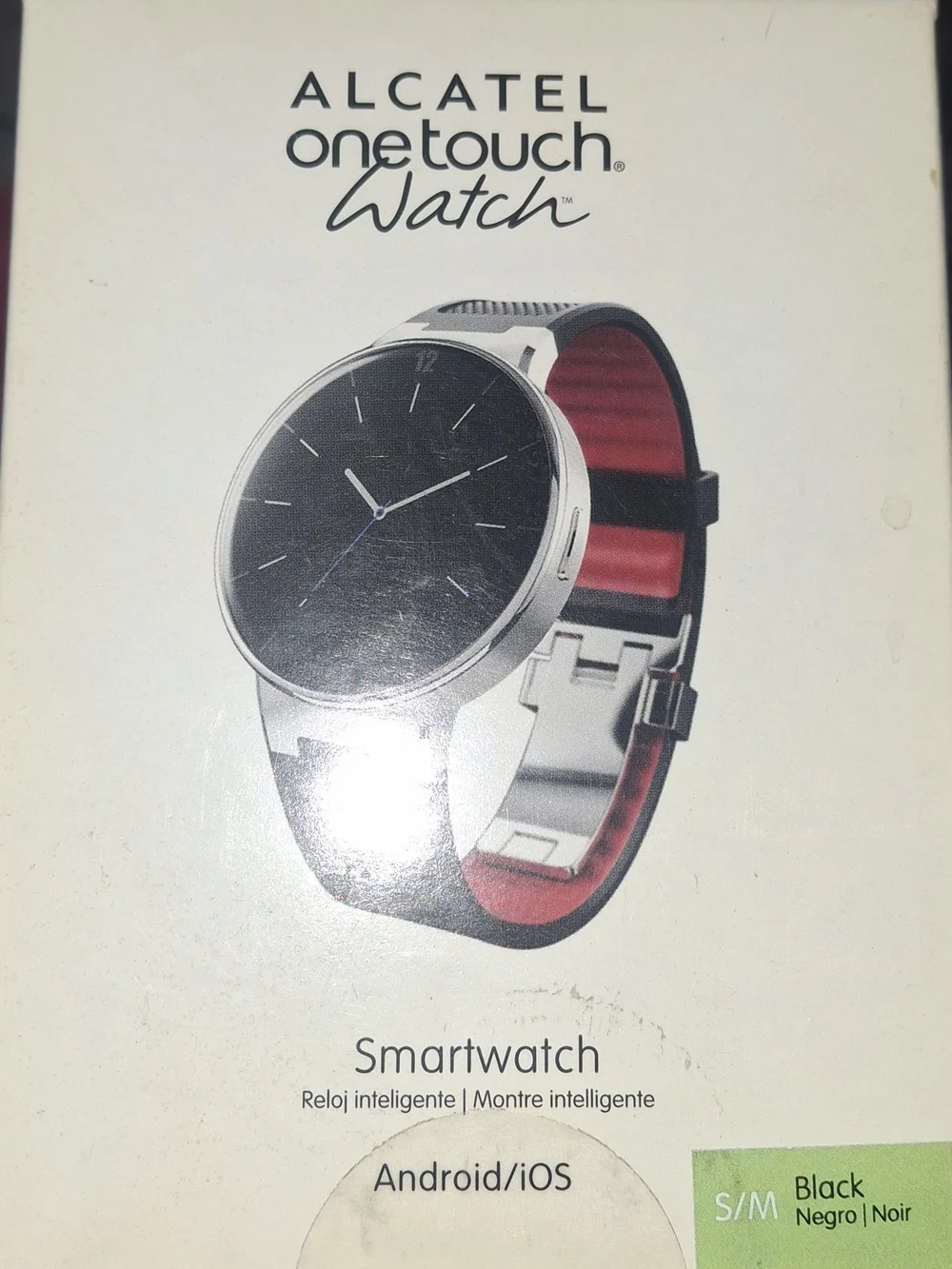 Alcatel OneTouch Watch - Black with Red Accent